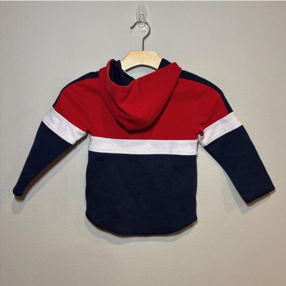 Spiderman Hoodie Marvel Comics Blue/Red Long Sleeve Sweater Size 4T Kids Youth - Picture 7 of 9